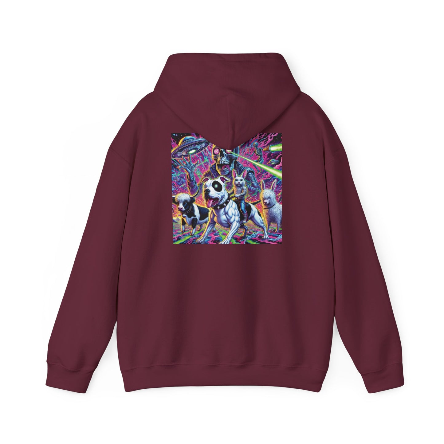 Graphic Heavy Hooded Sweatshirt