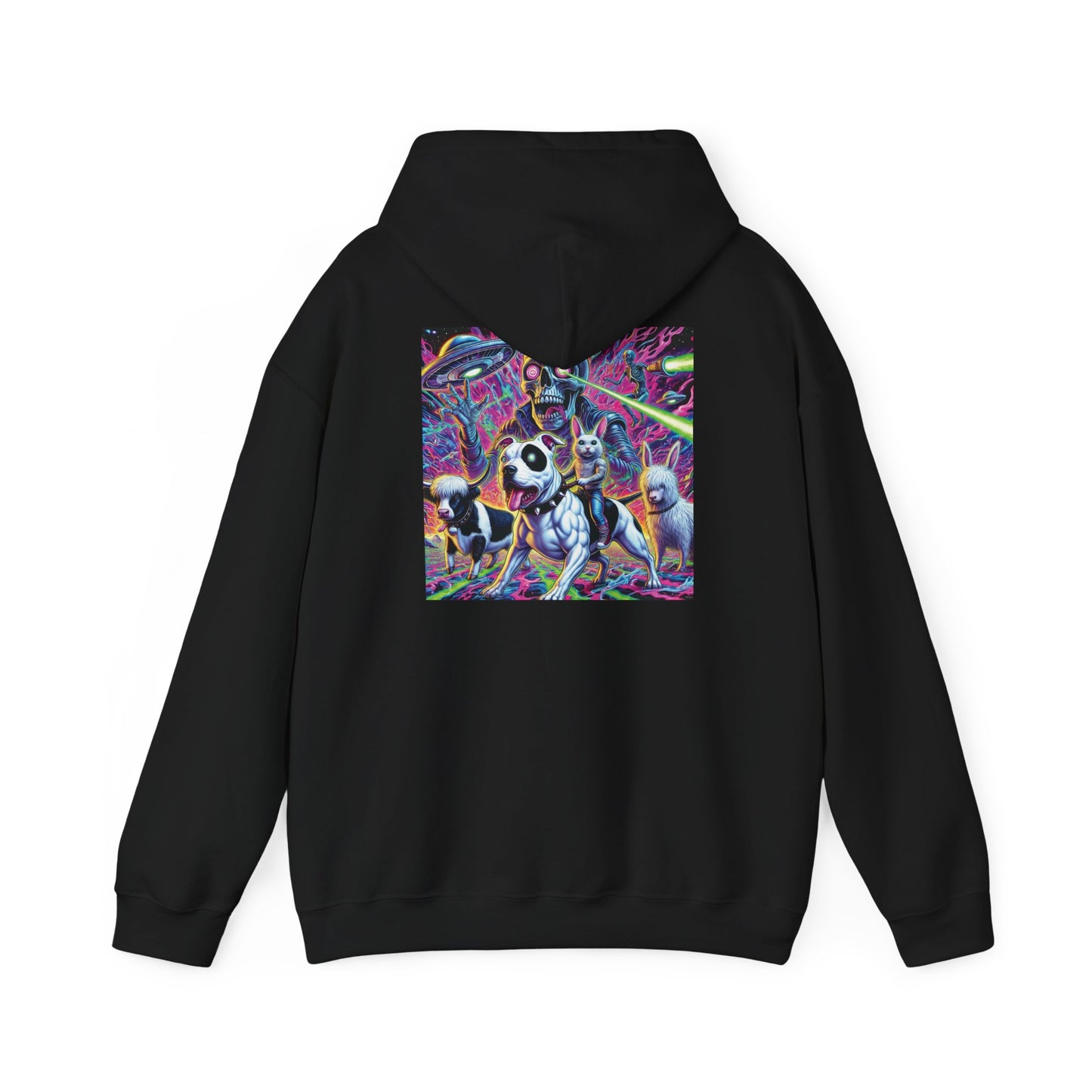 Graphic Heavy Hooded Sweatshirt
