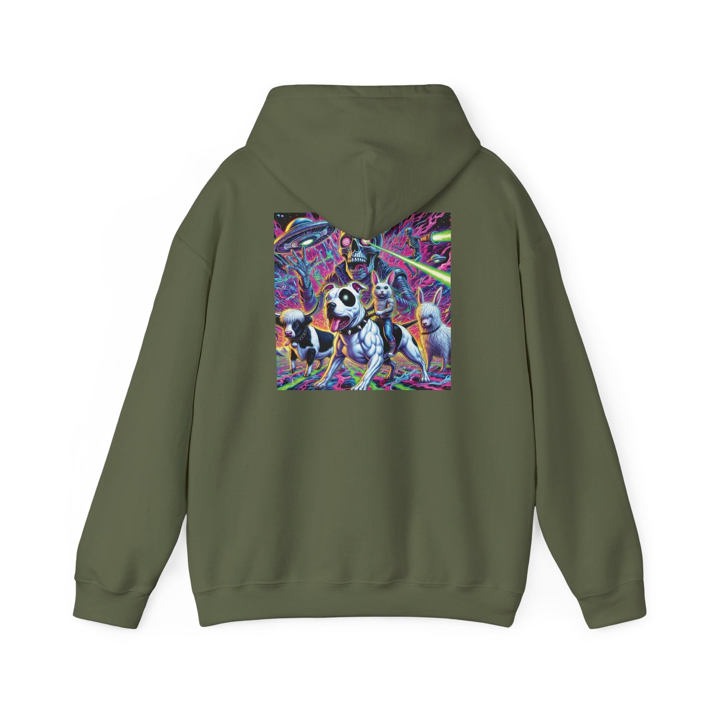 Graphic Heavy Hooded Sweatshirt