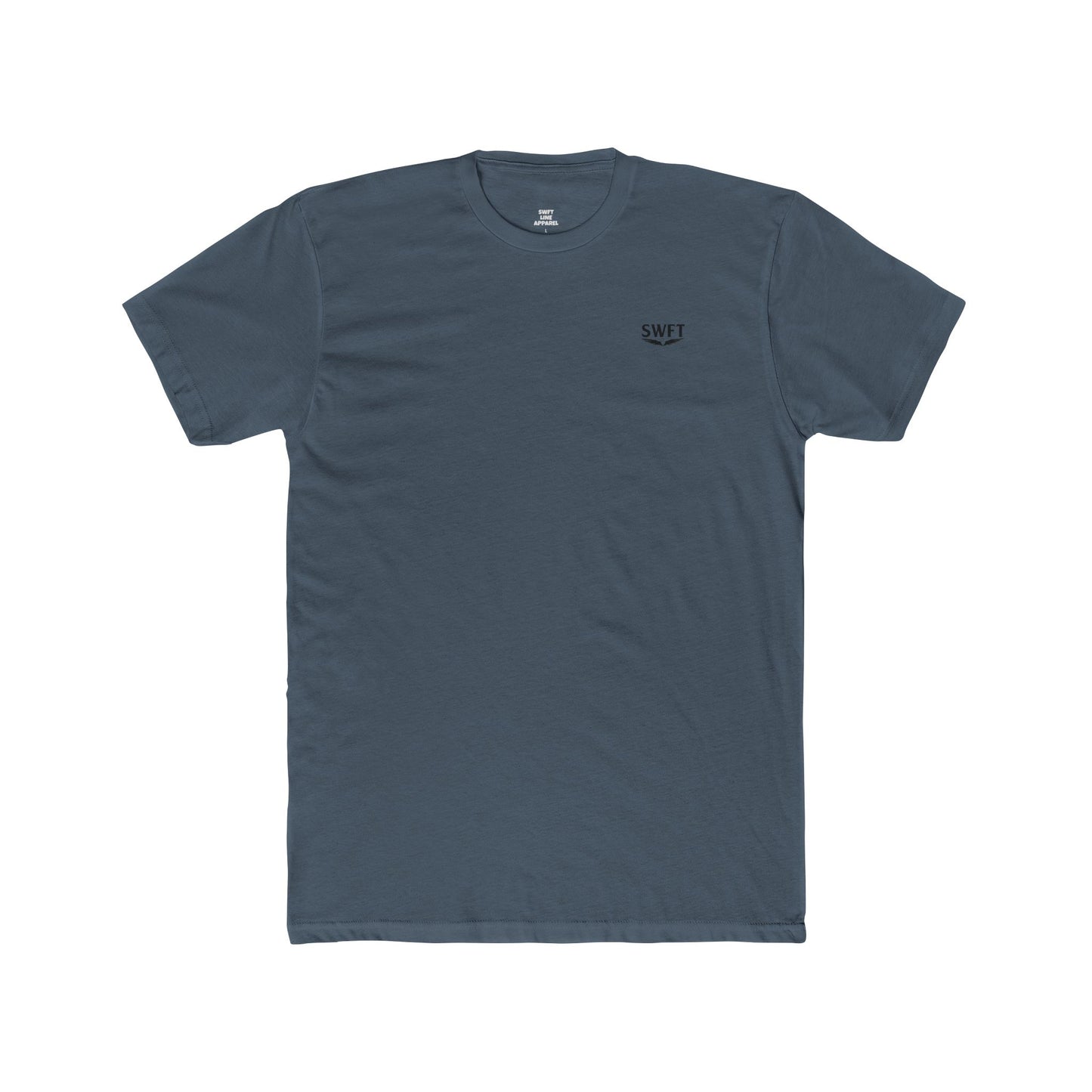 Chill Cosmic Adventure Cotton Crew Tee - Bear and Saturn Design