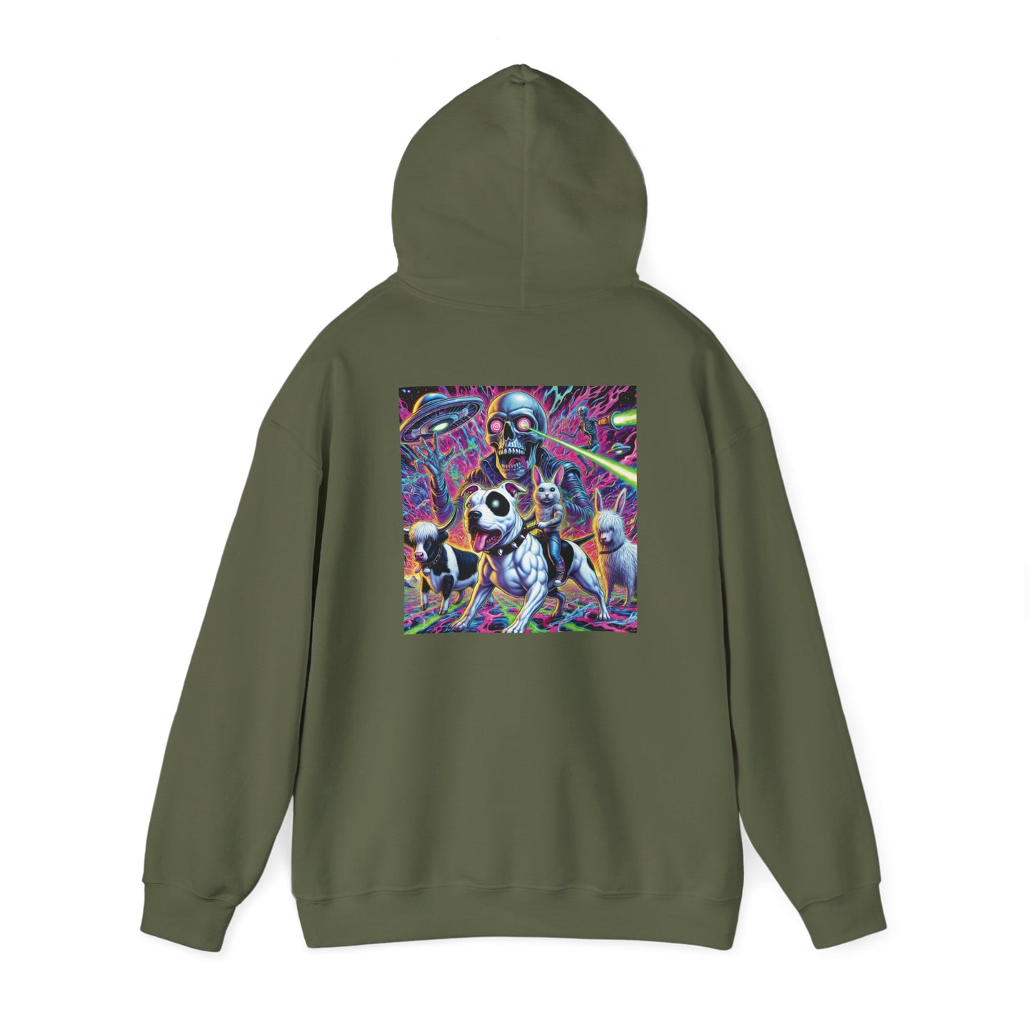 Graphic Heavy Hooded Sweatshirt