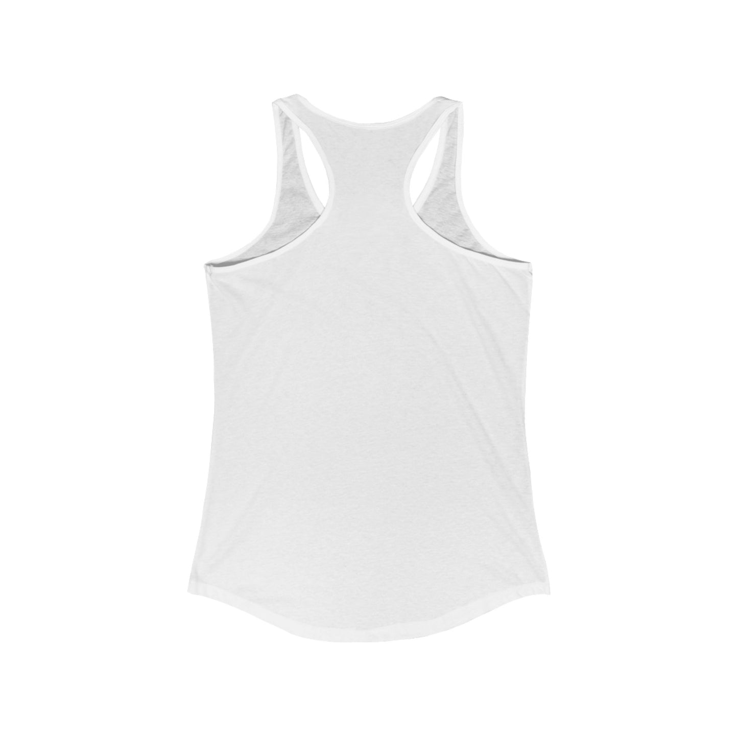 Premium Women's Ideal Racerback Tank (Black Logo)