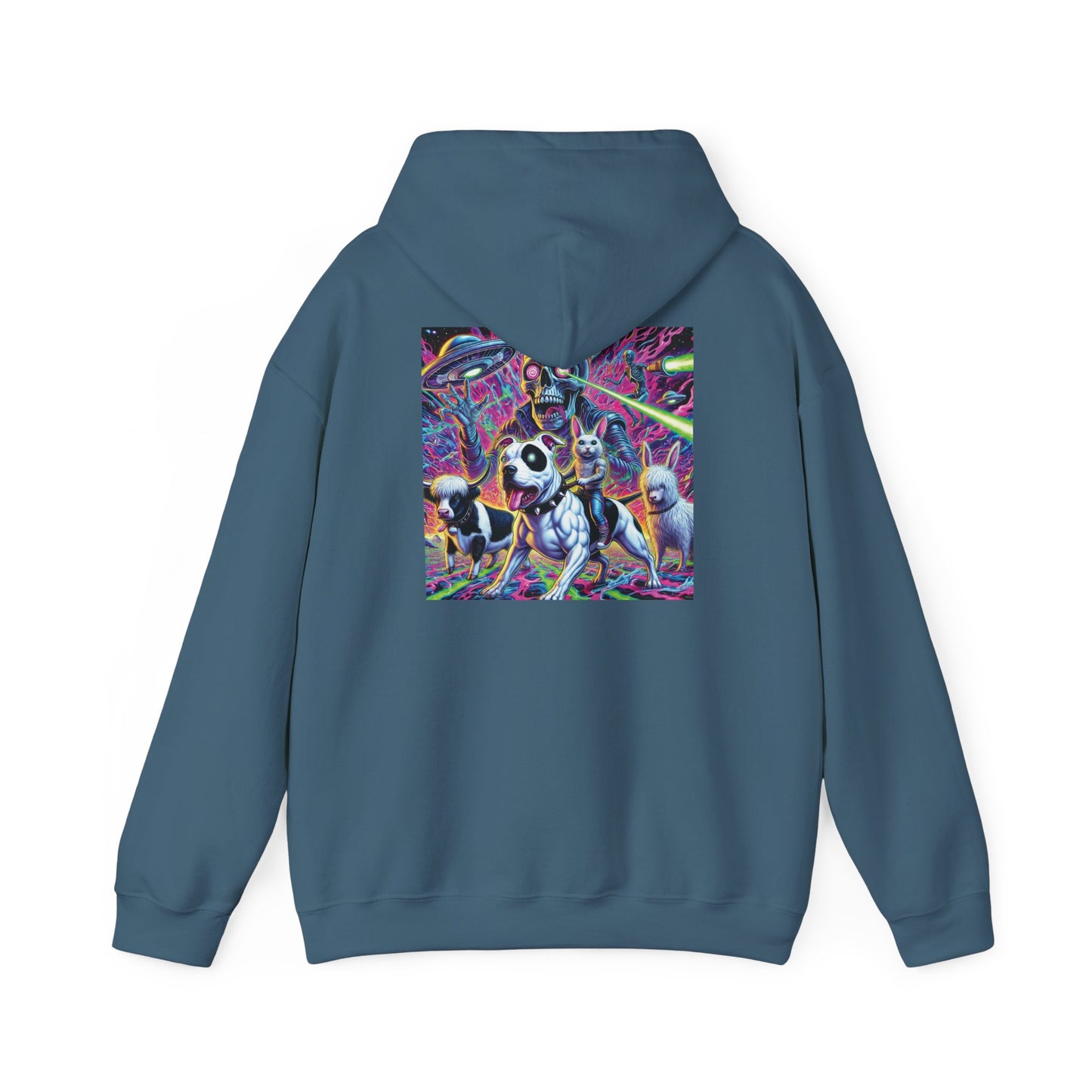 Graphic Heavy Hooded Sweatshirt