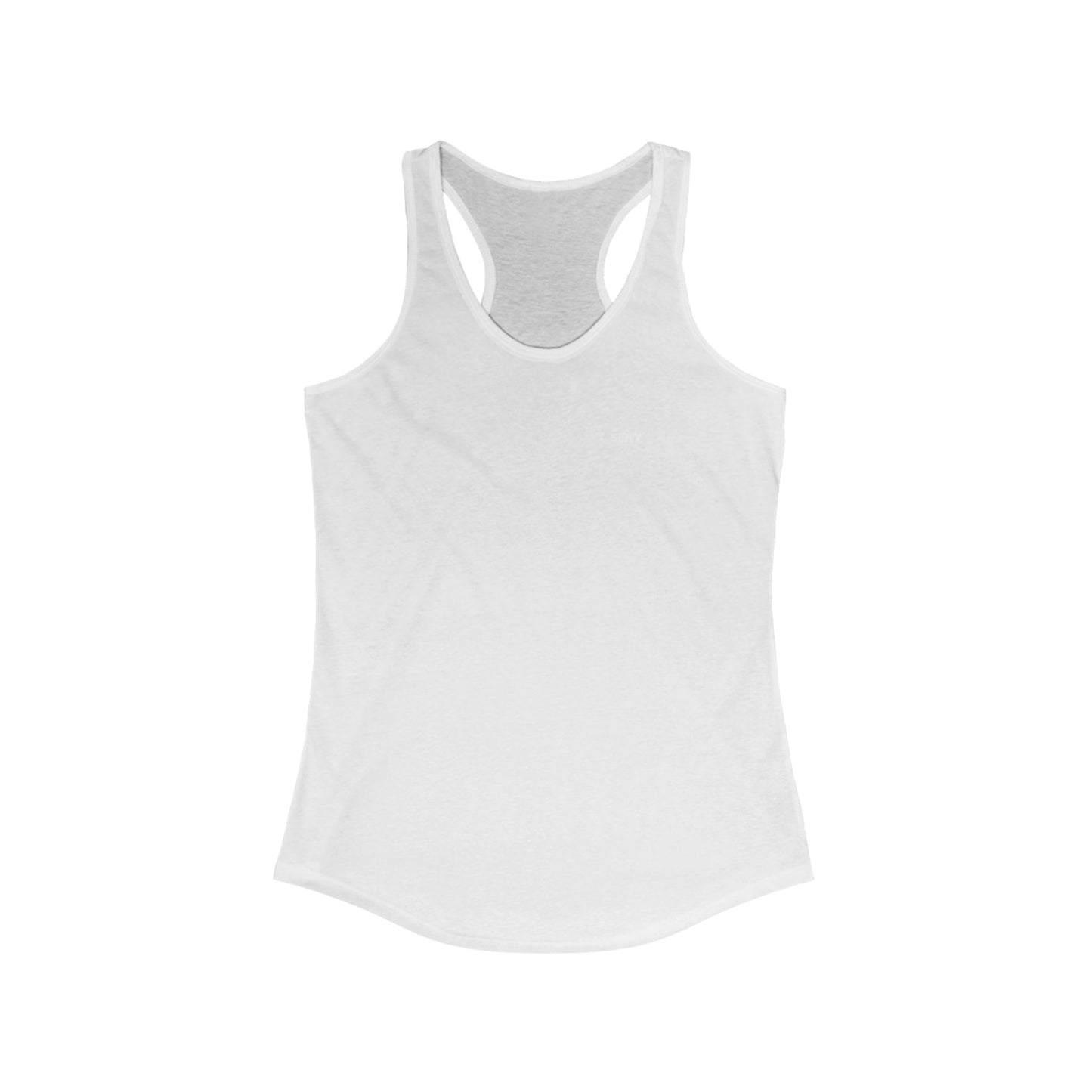 Women's Ideal Racerback Tank (White Logo)