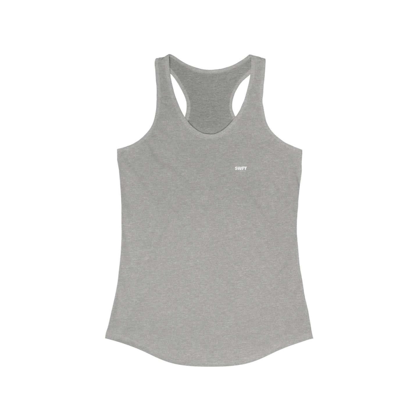 Women's Ideal Racerback Tank (White Logo)