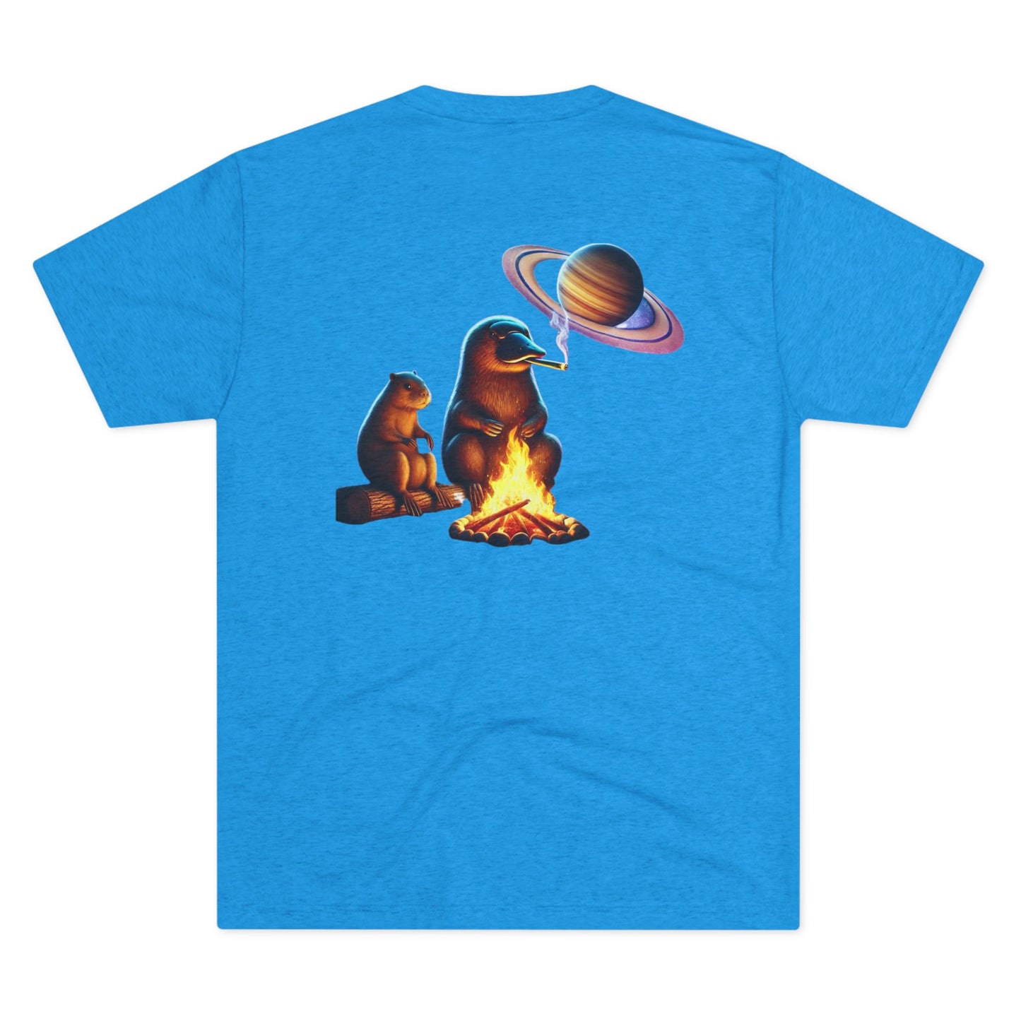 Cosmic Camping  Tri-Blend Crew Tee