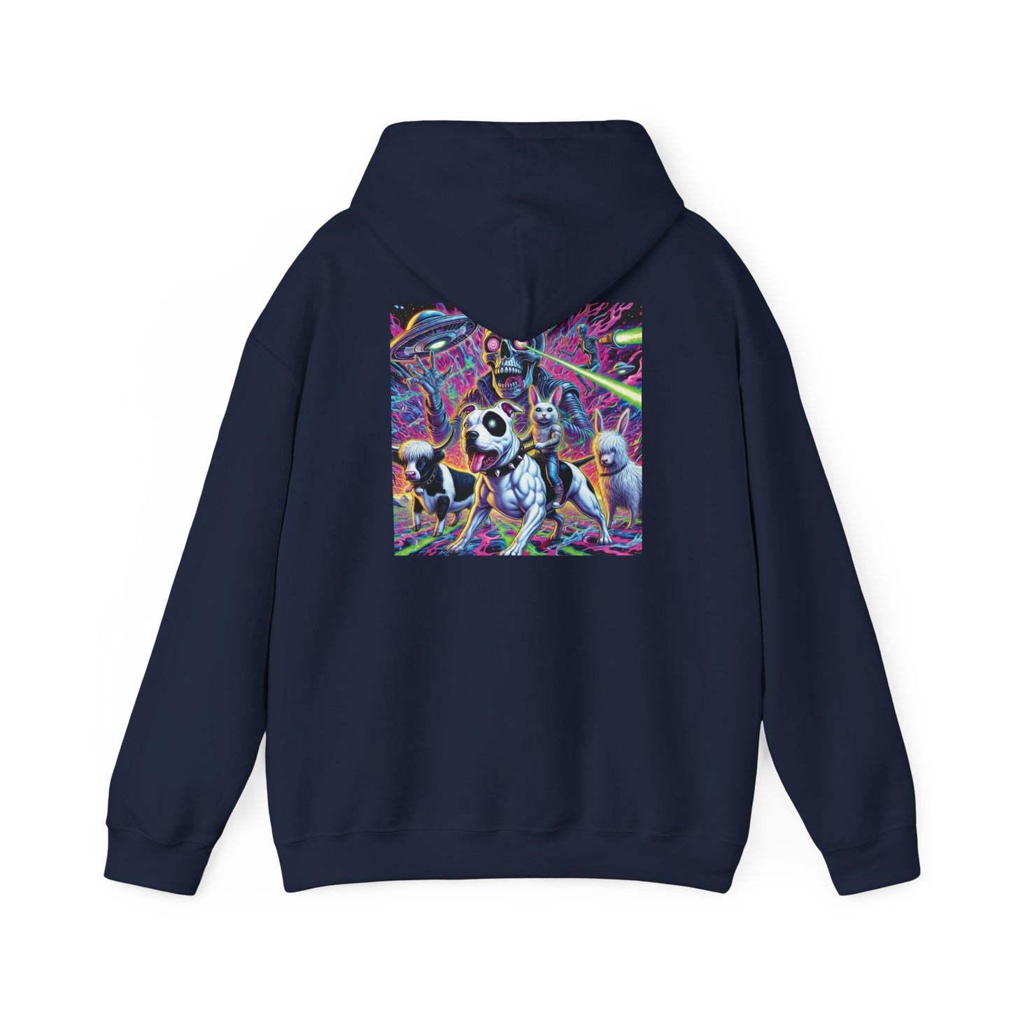 Graphic Heavy Hooded Sweatshirt