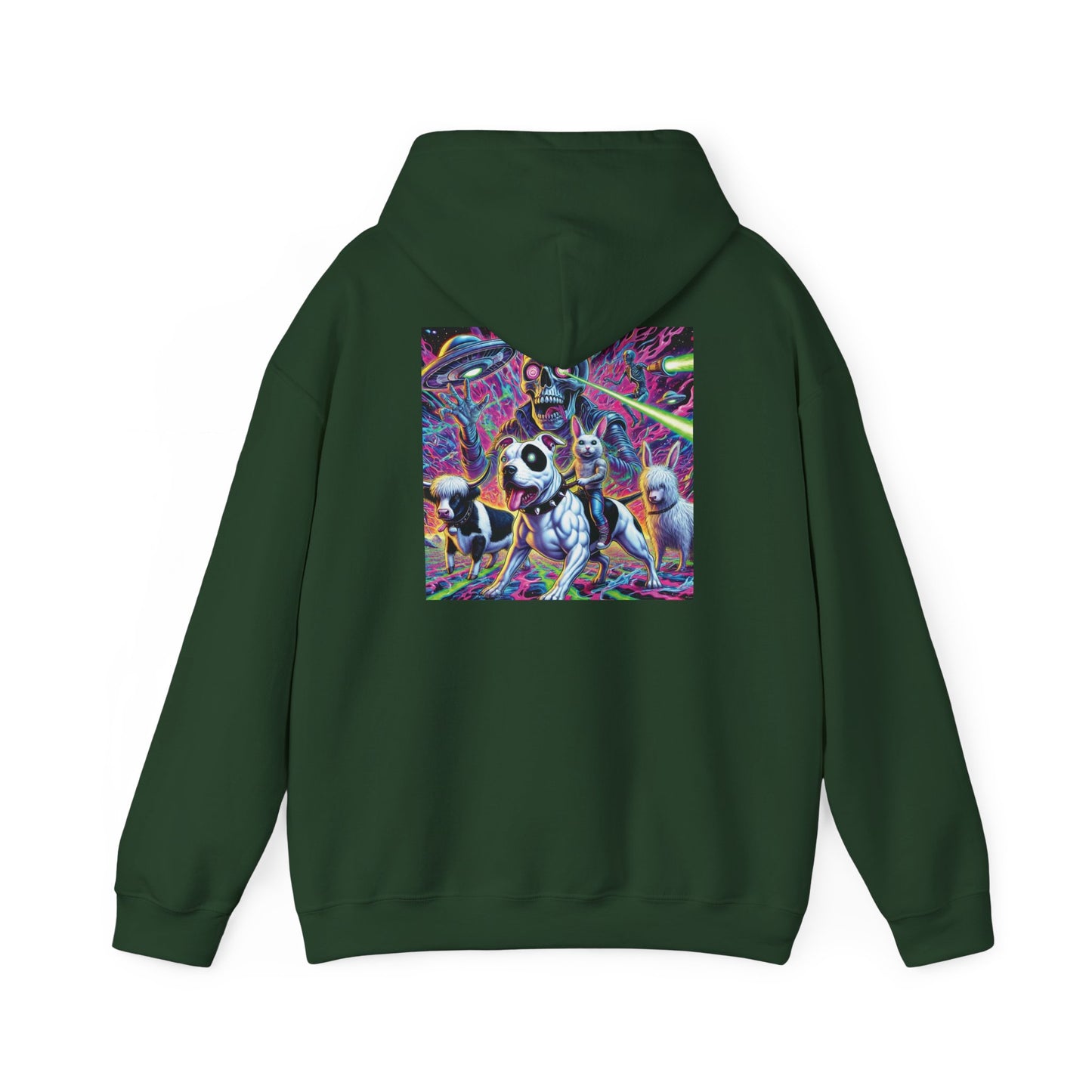 Graphic Heavy Hooded Sweatshirt