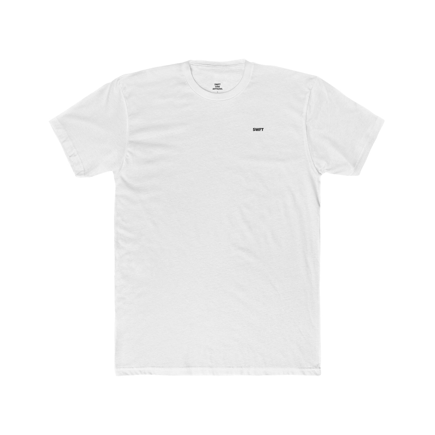 White Cotton Crew Tee