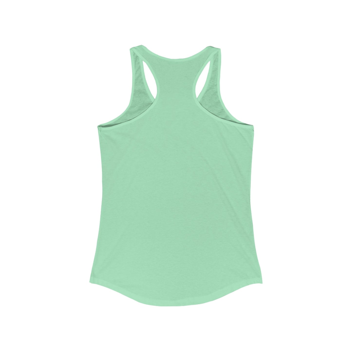 Women's Ideal Racerback Tank (White Logo)