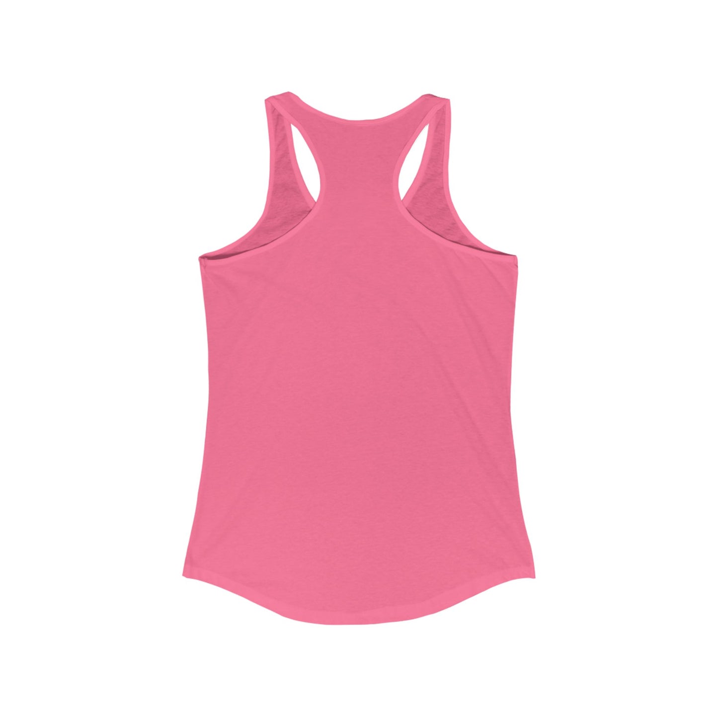 Women's Ideal Racerback Tank (White Logo)