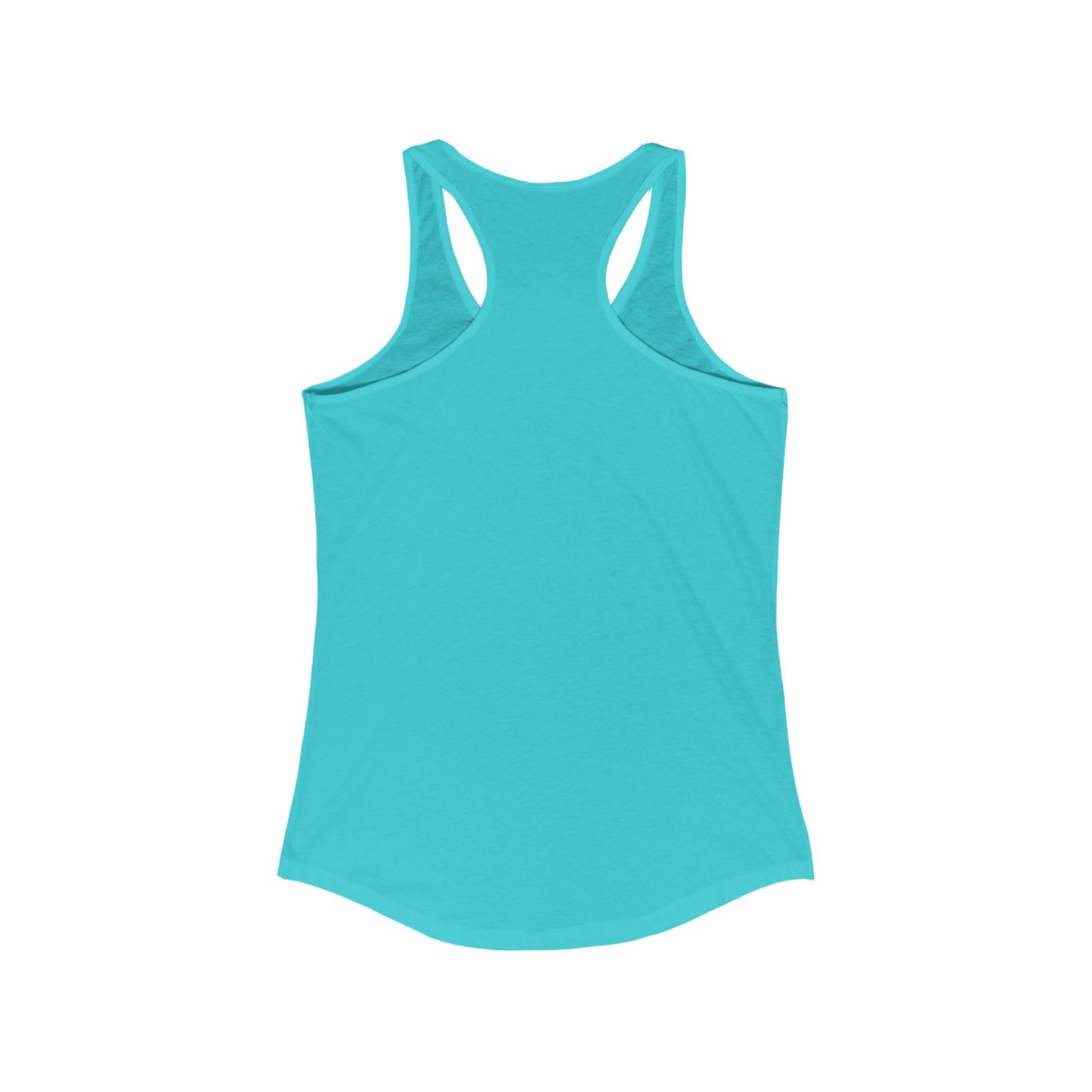 Women's Ideal Racerback Tank (White Logo)