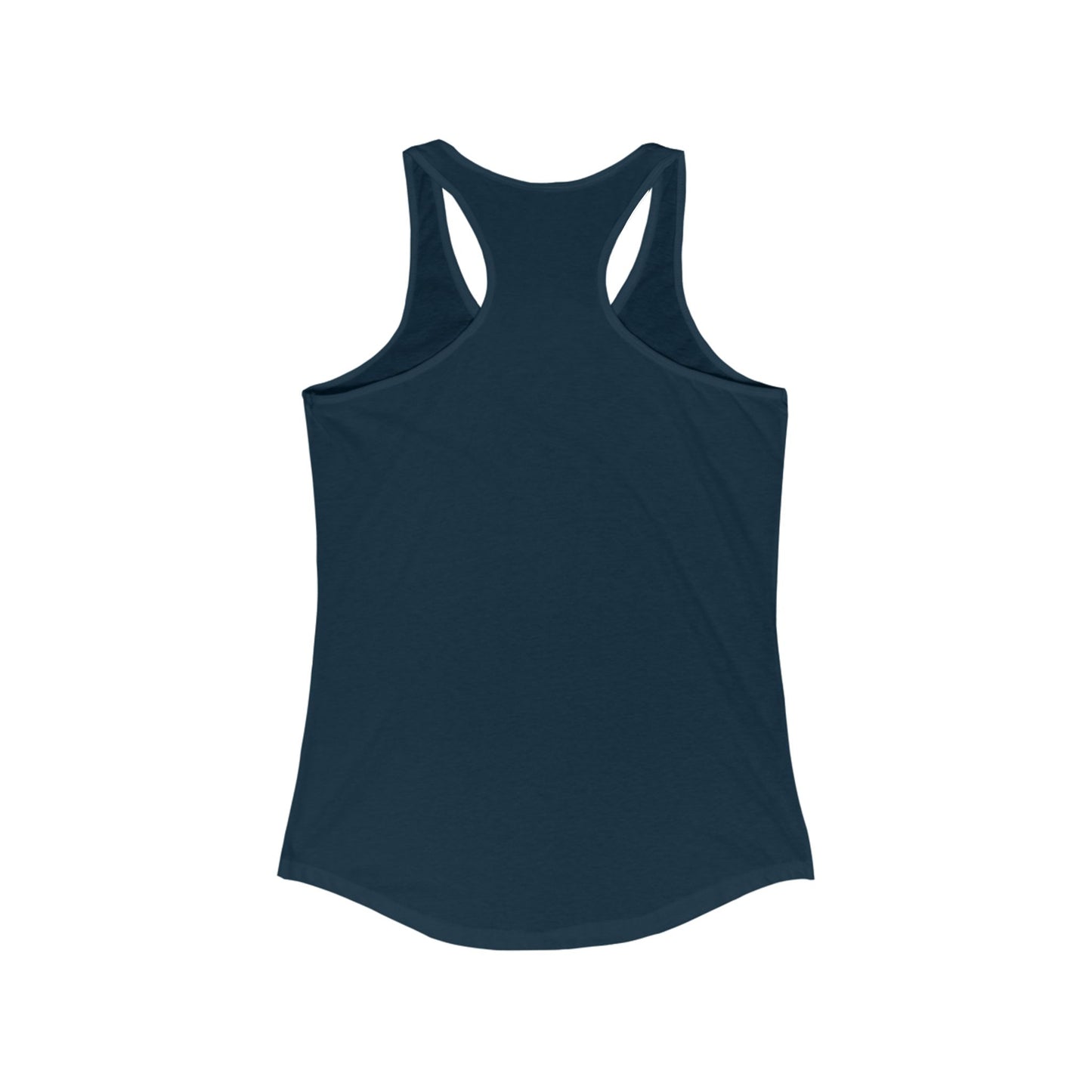 Women's Ideal Racerback Tank (White Logo)