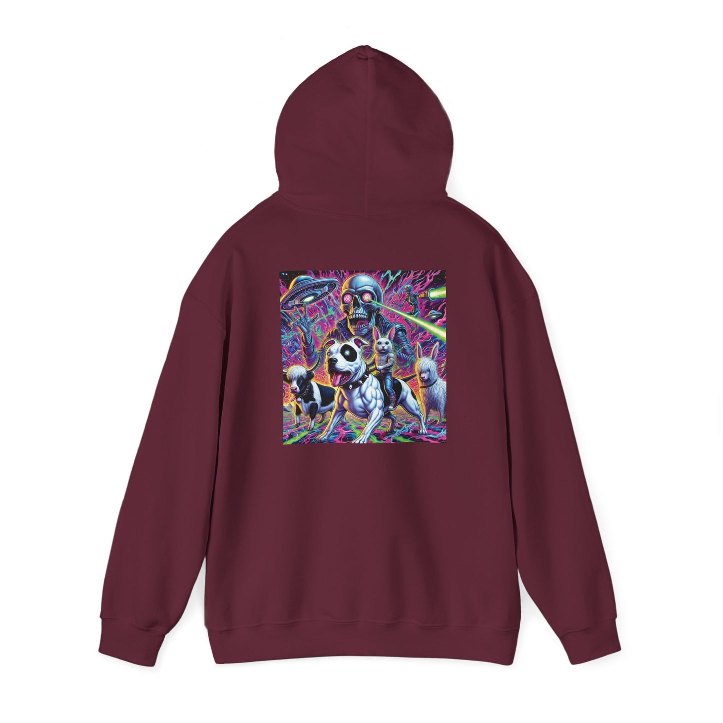 Graphic Heavy Hooded Sweatshirt